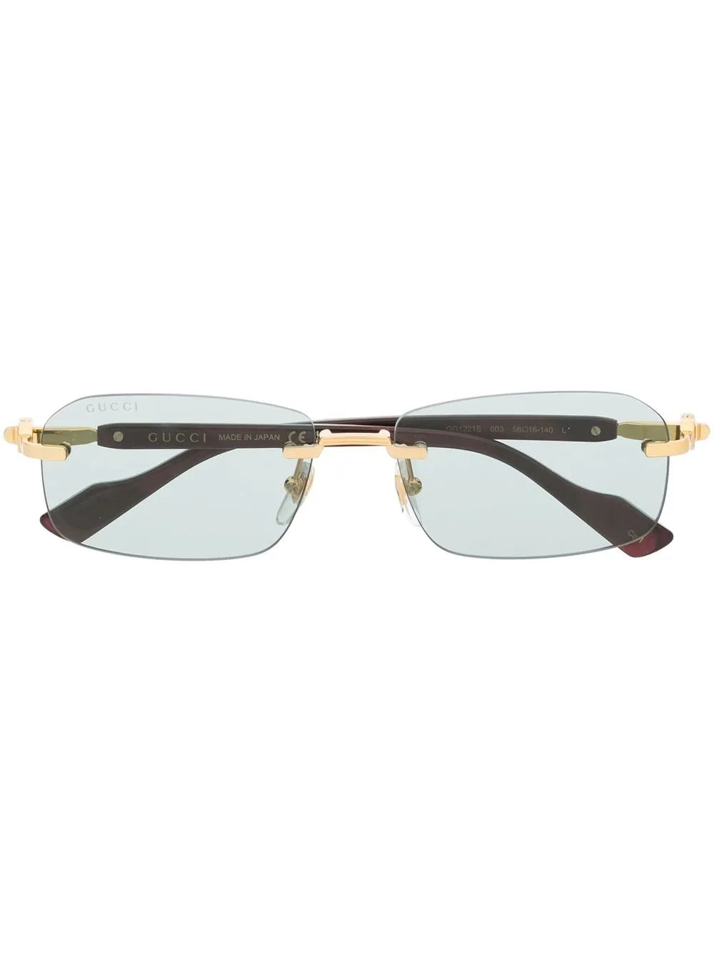 Gucci Eyewear lunettes de soleil GG1221S à monture rectangulaire