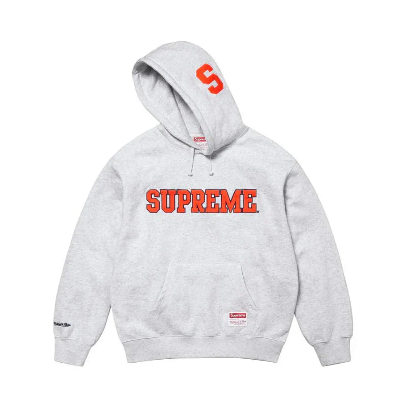 HOODIE MITCHELL & NESS® NCAA ASH GREY
