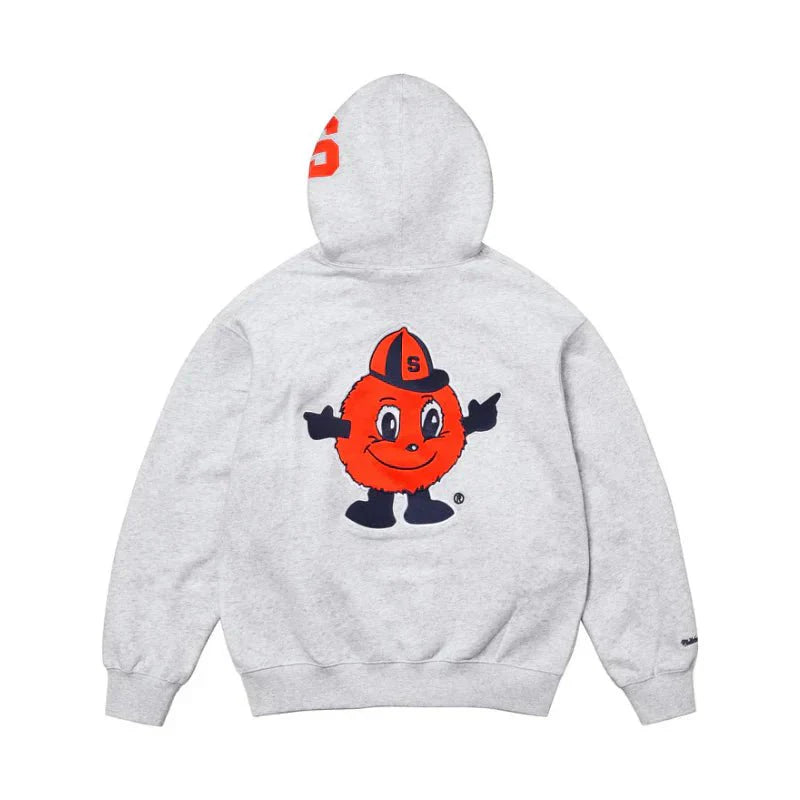 HOODIE MITCHELL & NESS® NCAA ASH GREY