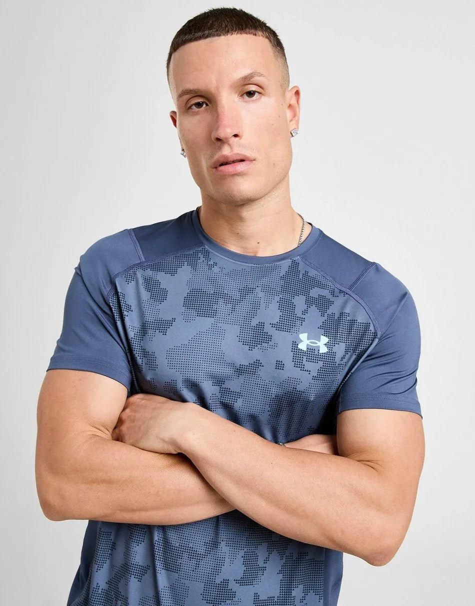Under Armour T-Shirt HeatGear Camo Homme