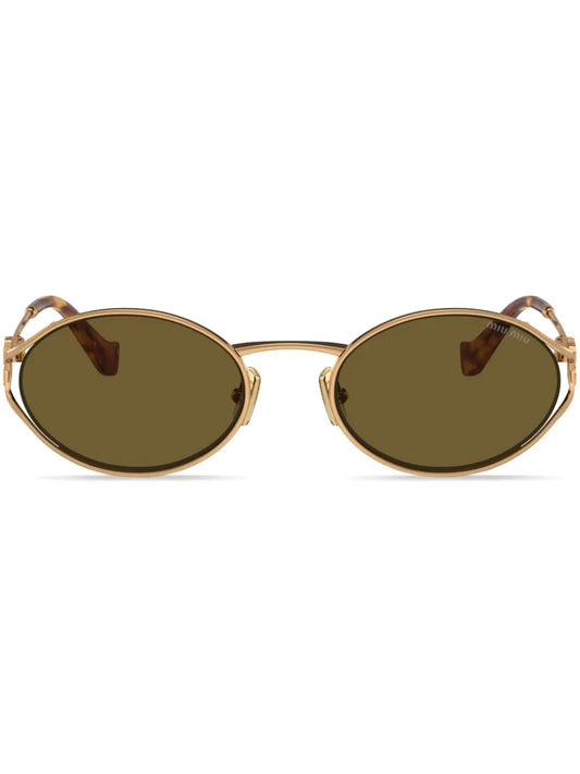Miu Miu Eyewear lunettes de soleil à monture ovale