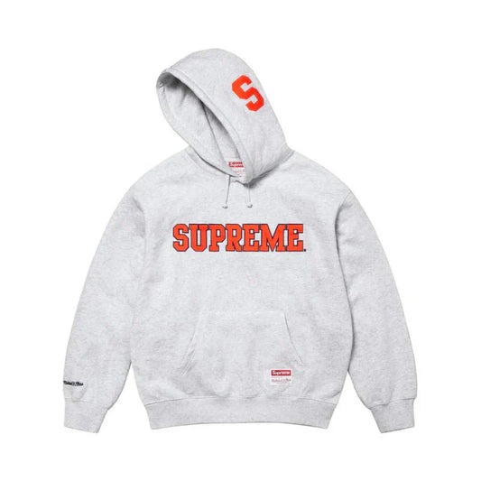 HOODIE MITCHELL & NESS® NCAA ASH GREY