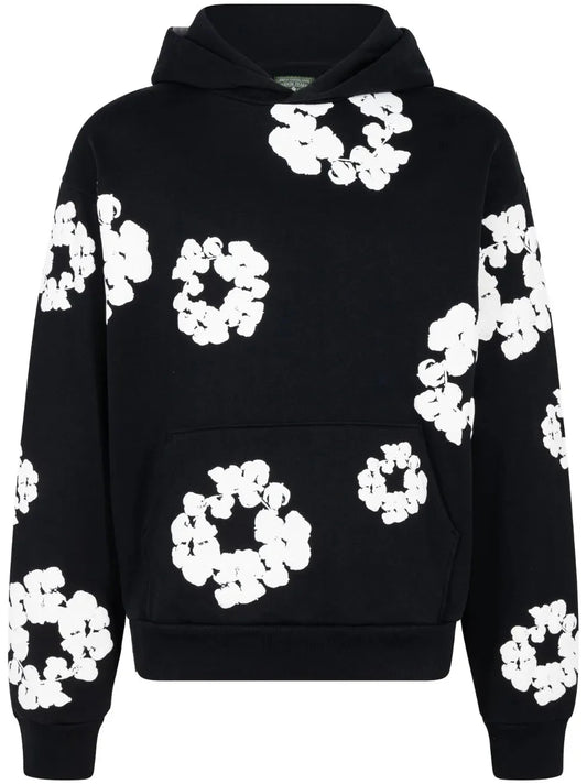 hoodie Wreath en coton