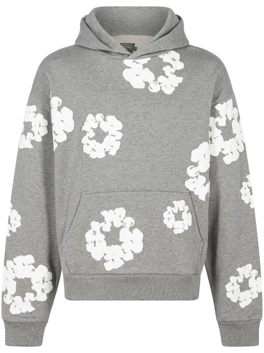hoodie Wreath en coton