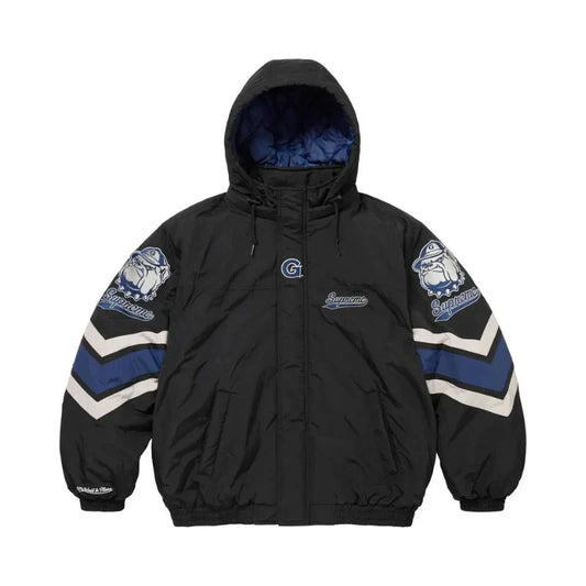JACKET SUPREME®/MITCHELL & NESS NCAA HOODED STADIUM BLACK