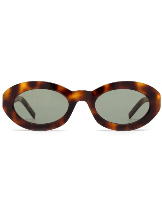Saint Laurent Eyewear lunettes de soleil ovales Hinge