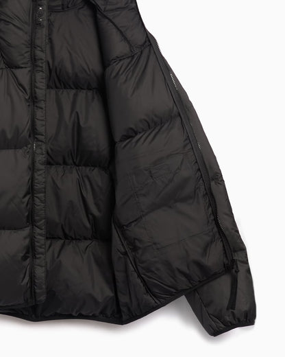 Short Water Repellent Hooded Puffed Jacket