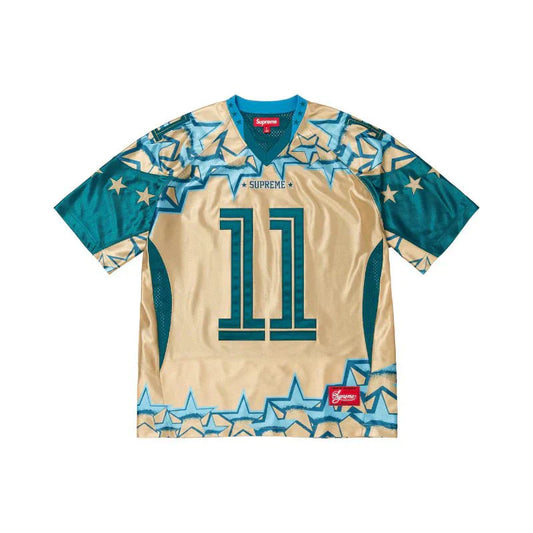 SUPREME JERSEY STARS FOOTBALL GOLD